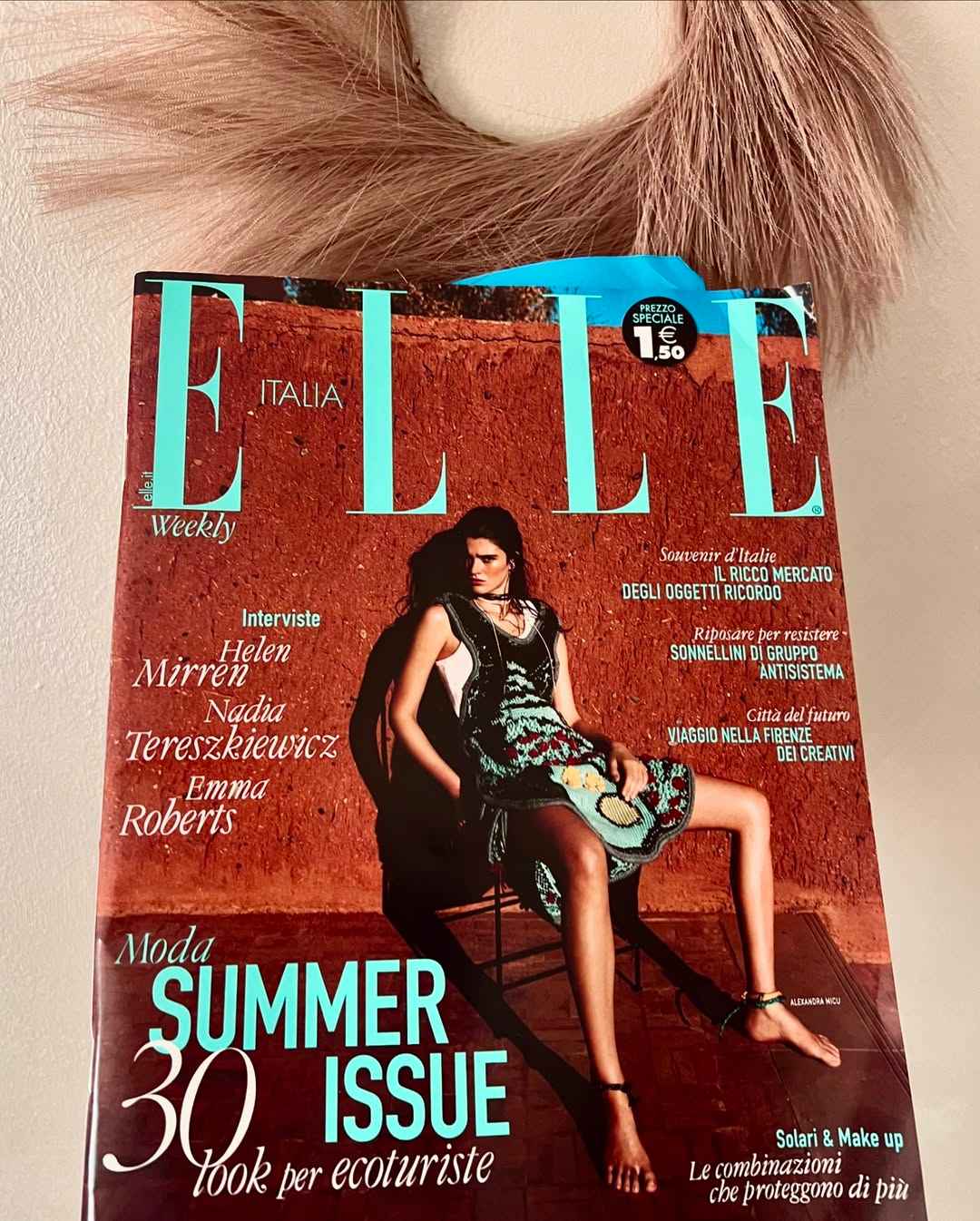 Articolo su Elle Italia Malìa Lab atelier di abbigliamento sostenibile