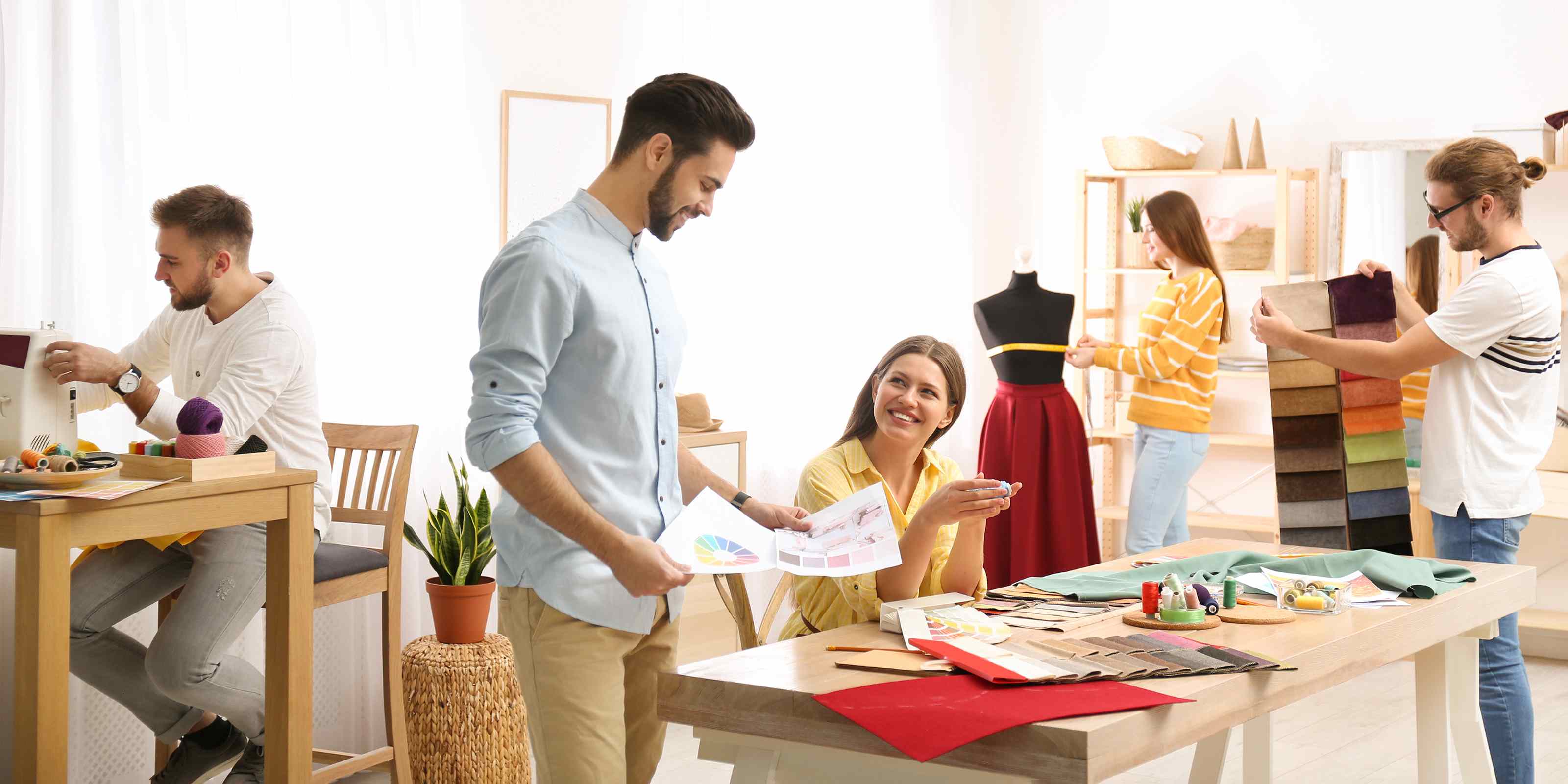 Coworking workshop corsi sartoria modellistica telaio macramè