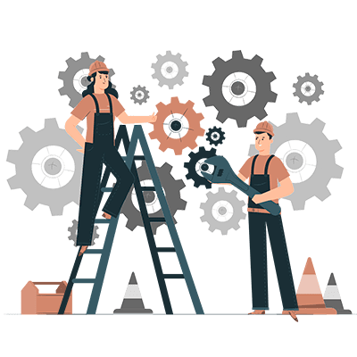 Termini di servizio Info generali Maintenance pana storyset