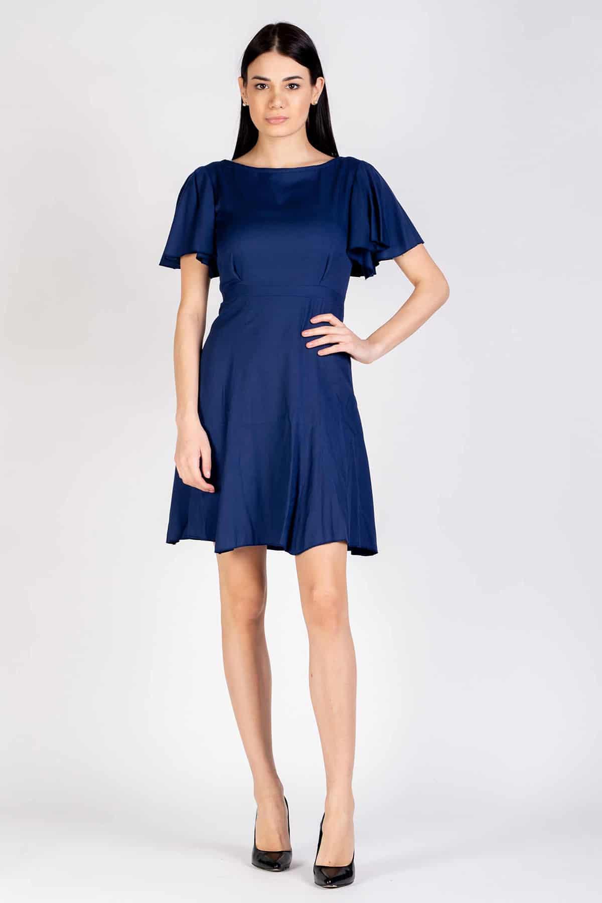 Abito Olimpia ecologico abbigliamento sartoriale artigianale abbigliamento etico brand malia lab vestiti sostenibili fibre certificate