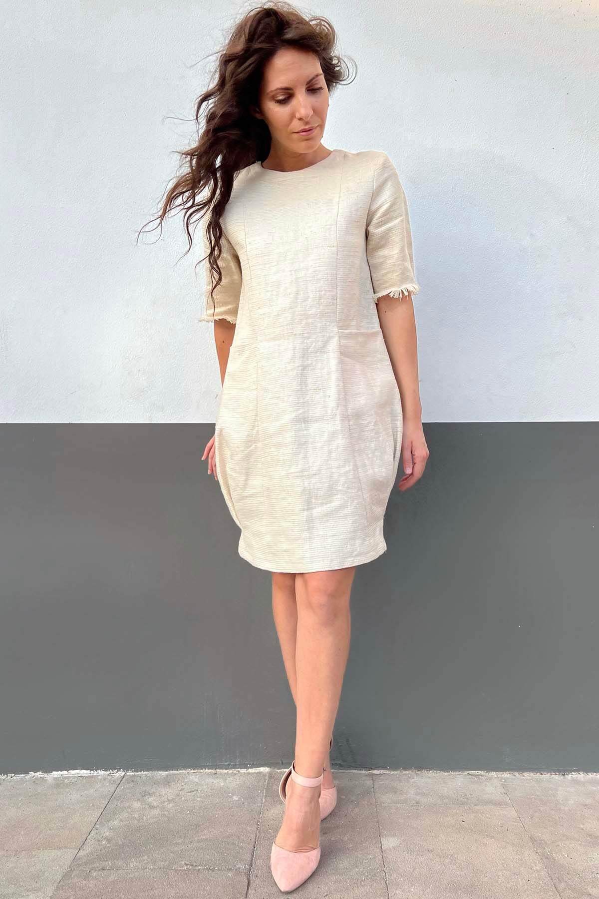 Hemp Sack Dress Responsible Tailored Fashion