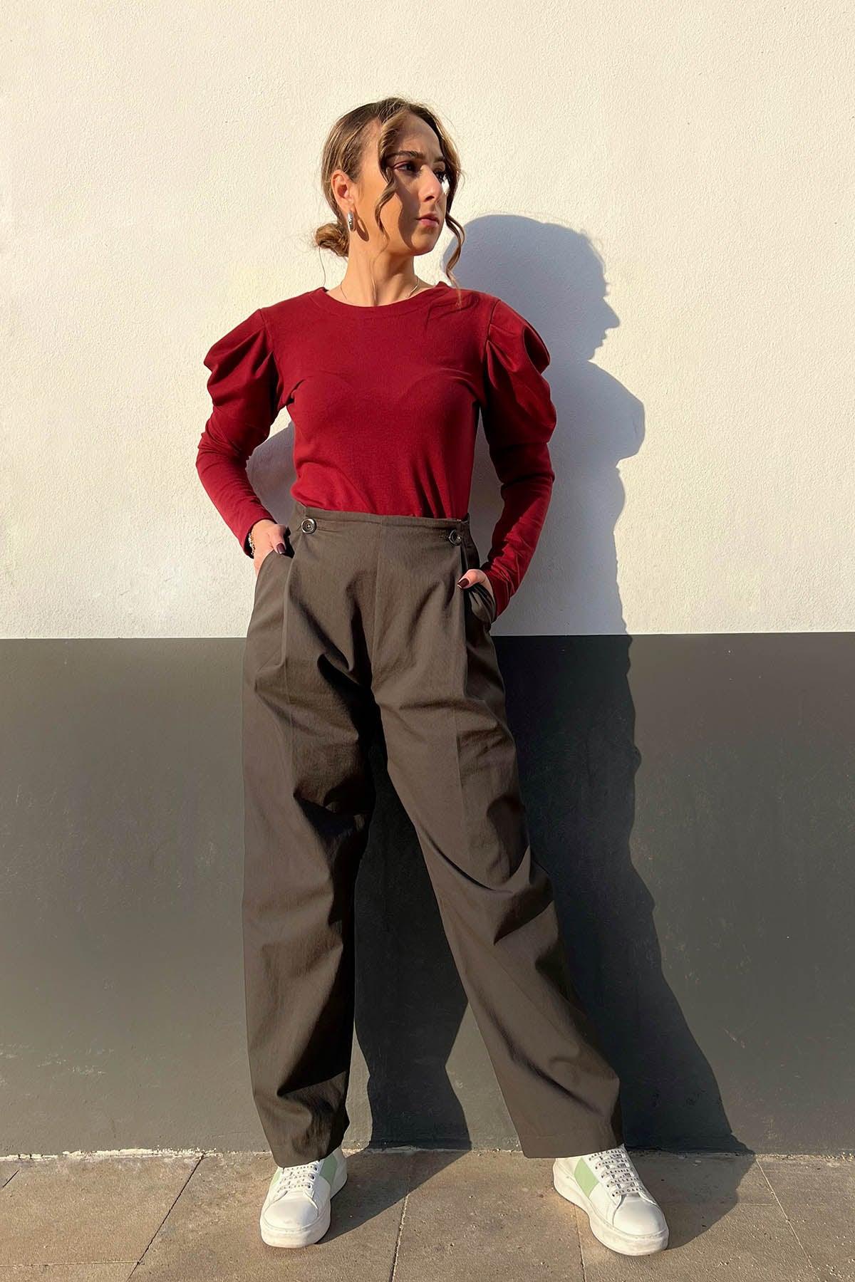 Pantalone in ossido di Rame brand malia lab atelier moda etica sostenibile artigianale abbigliamento sostenibile donna vestiti ecosostenibili tessuti naturali