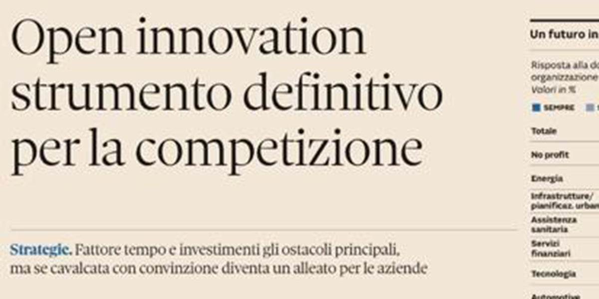 Open Innovation strumento definitivo per la competizione