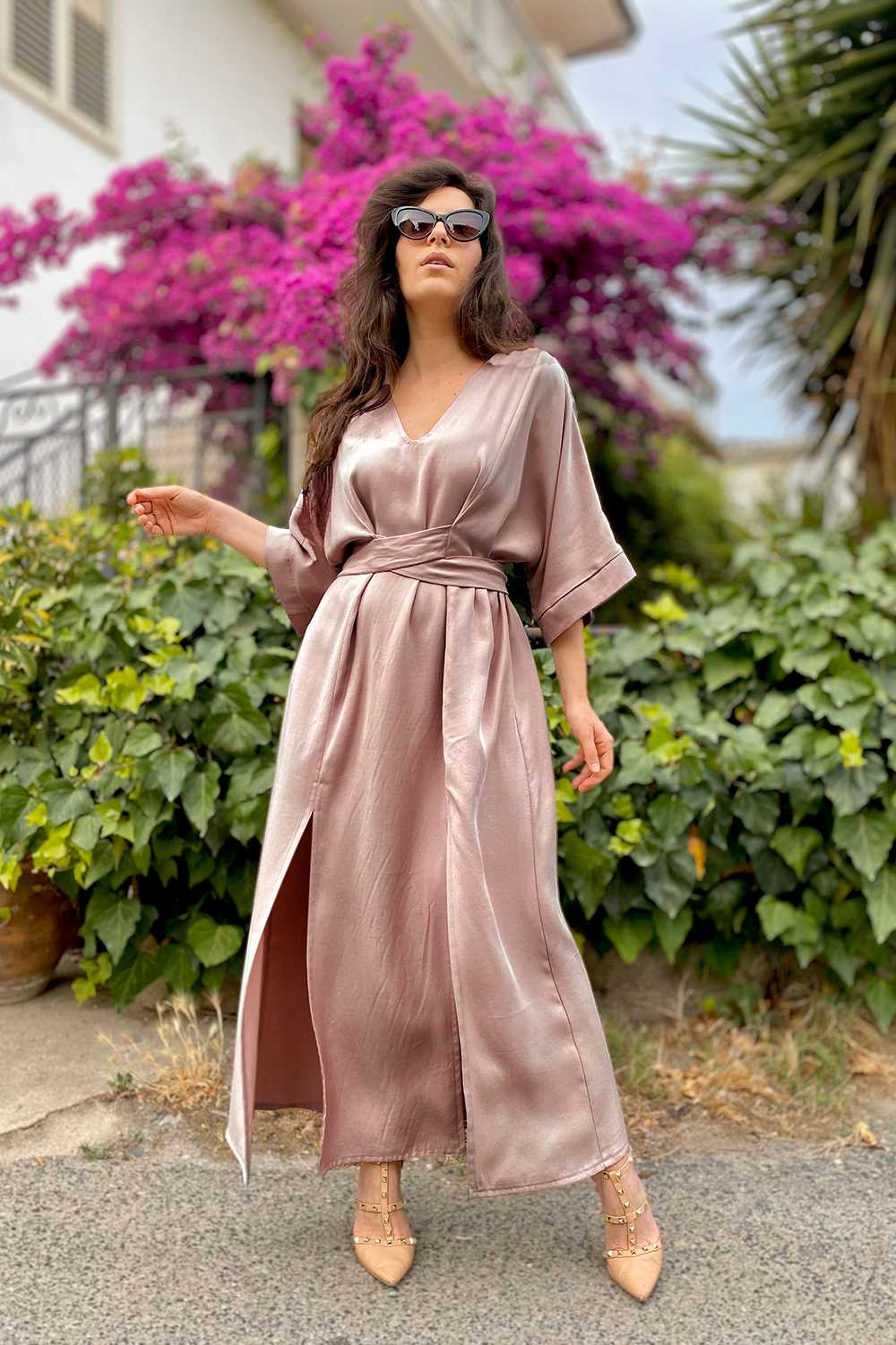 Wrap Dress Abito A Vestaglia Vestaglia Anni 60 Grimilde: Anni 60