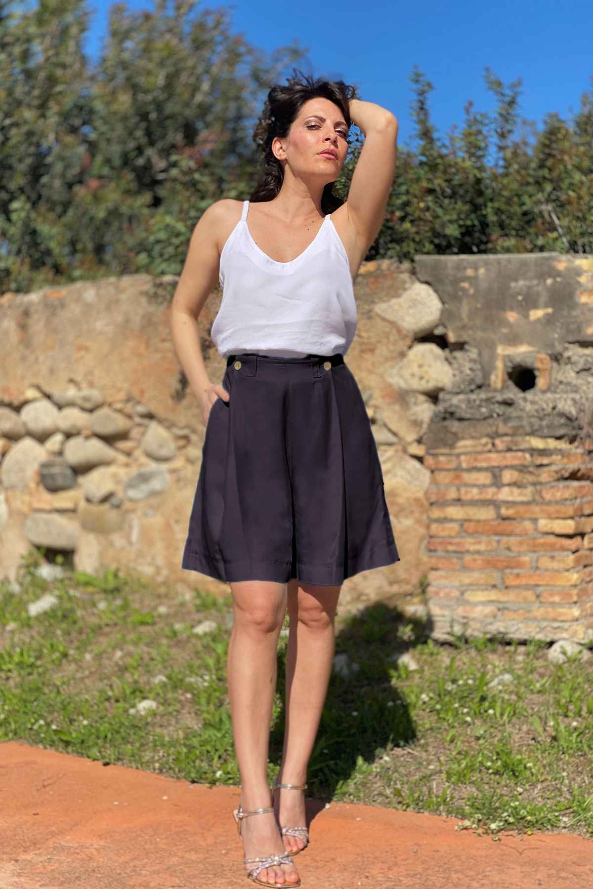 Bermuda GABRIELA in tencel lyocell
