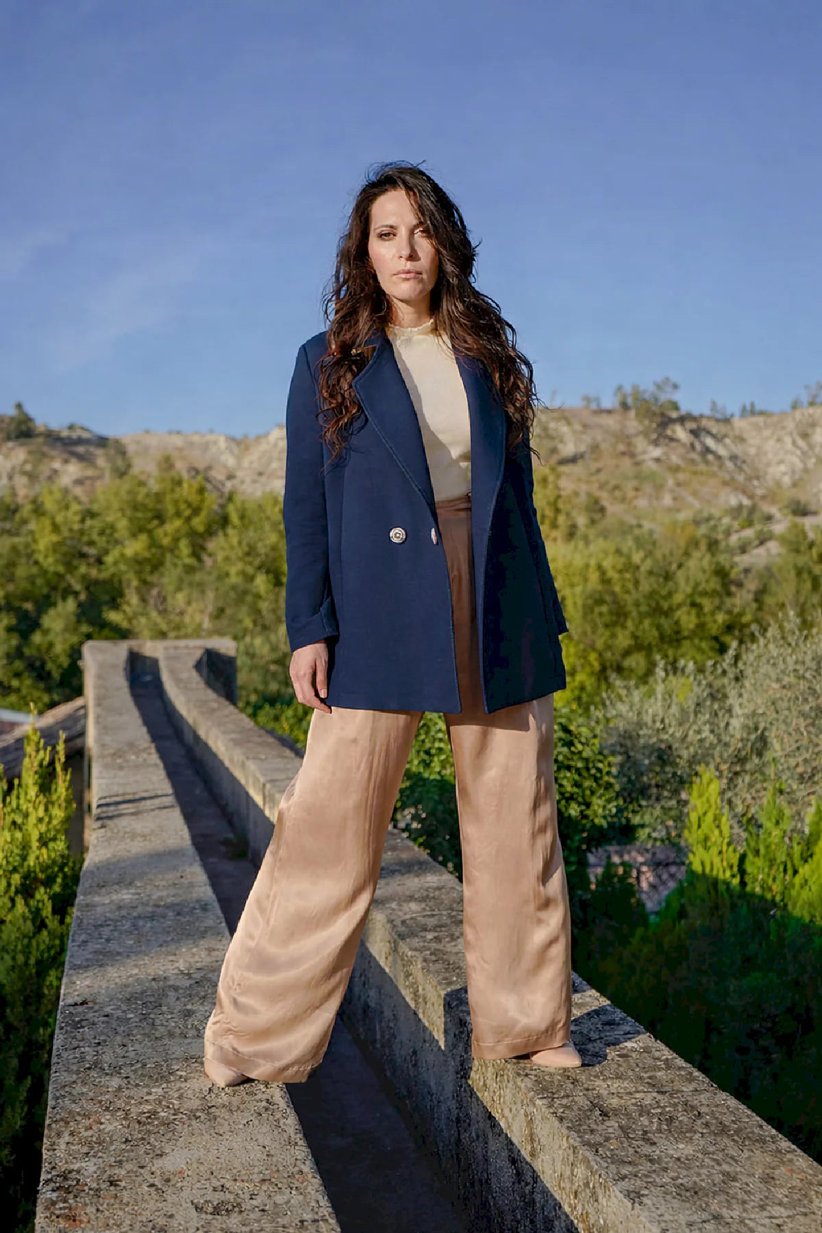 BENEDETTA jacket in organic cotton, linen, hemp, and wool