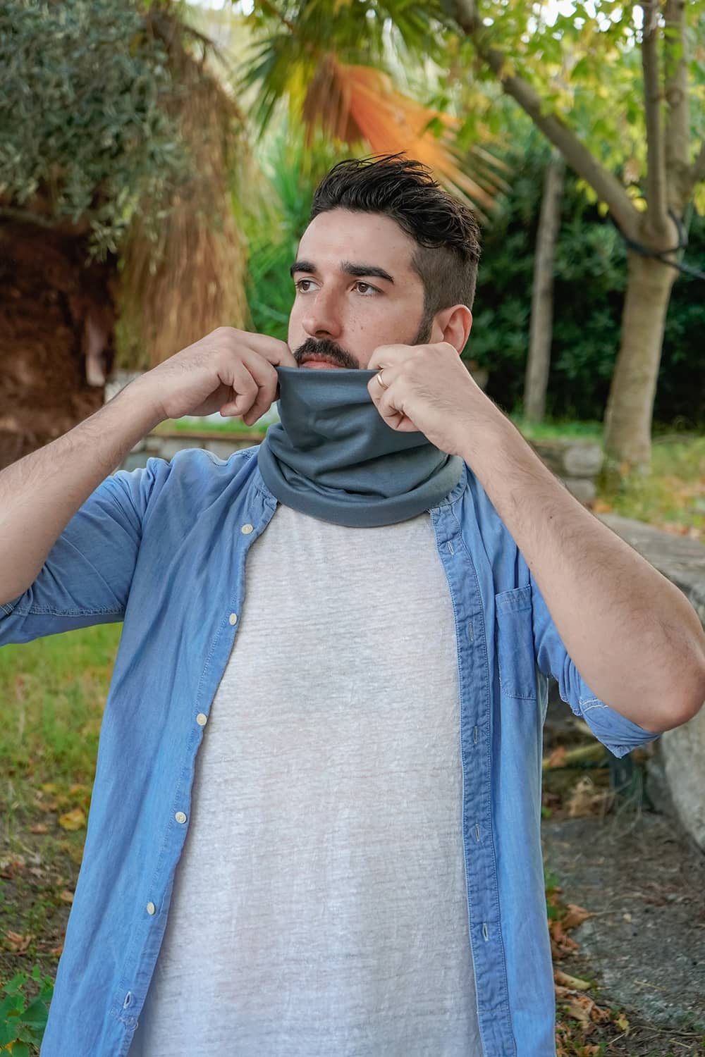 Scalda Collo Sciarpa Da Uomo Ai Ferri Kit Scaldacollo Uomo Ai