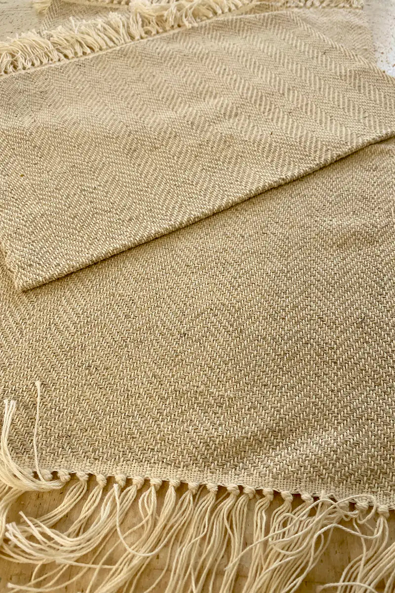 tovaglietta americana telaio manuale calabrese spigato canapa
