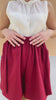 Shorts Fabiola cotone biologico felpato brand malia lab abbigliamento sostenibile donna vestiti ecosostenibili pantaloncini in cotone biologico pantaloni su misura dettaglio tessuto