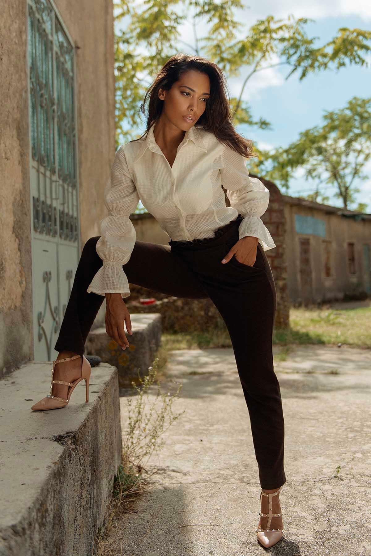 Moda Modelli Camicie Di Seta Modello Camicia Donna Camicia Velata