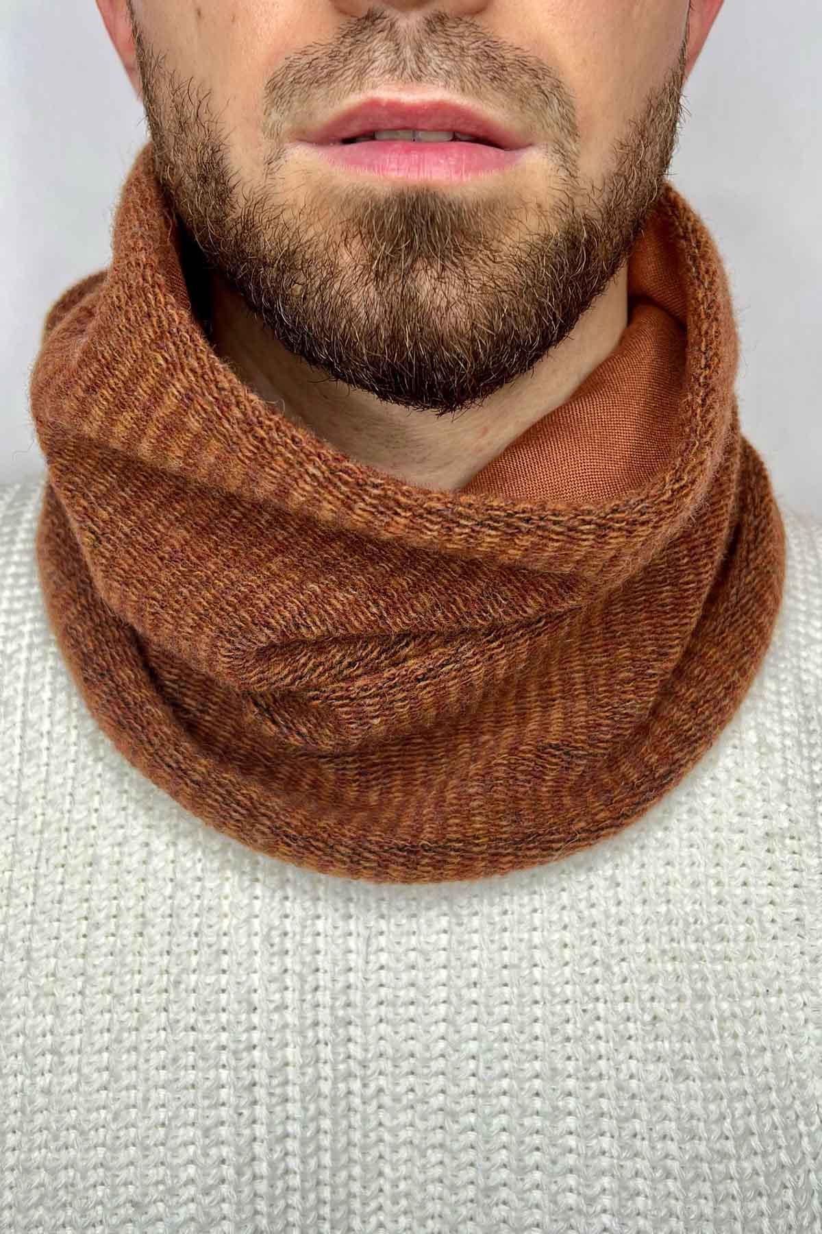 Scaldacollo Invernale Sciarpa Circolare Uomo Scalda Collo Lavori A